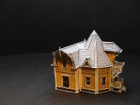 Gambrel- and Conical-Roofed Cottage 1